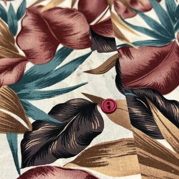 Hawaii Blues XL Tropical Hawaiian Shirt VTG - Picture 4 of 5